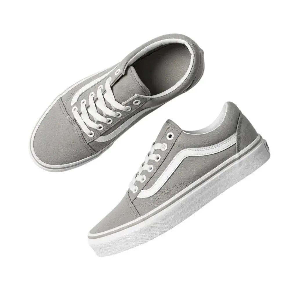 Vans Ward Skate Canvas Shoes Gray Taupe Casual Low Womens Size 5